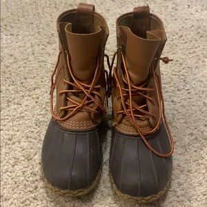 Used Bean Boots Still Good Condition